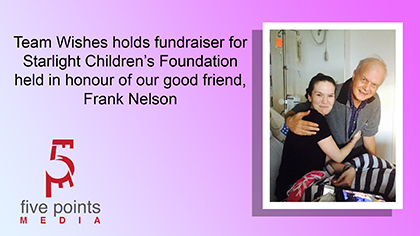 Team Wishes tribute to Frank Nelson at Retro Planet in Barrie