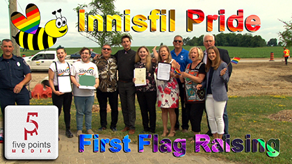 Innisfil Pride Flag Raising 2019