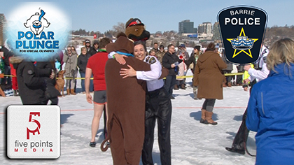 Barrie Police Service Polar Plunge, 2020