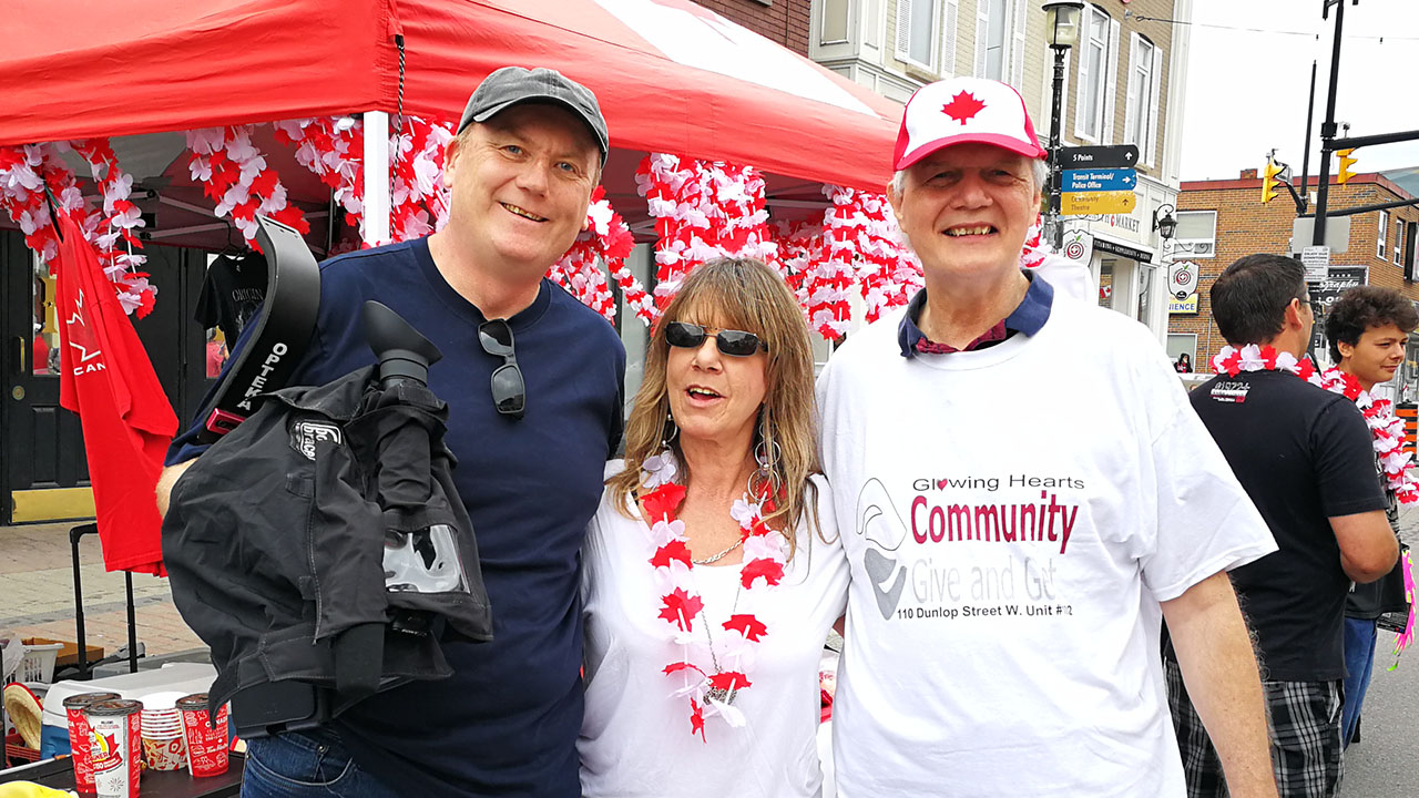 Our Producer, John, visits Victoria Potter and Frank Nelson at Promenade Days
