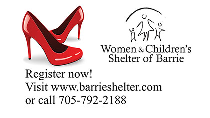 Women and Children's Shelter of Barrie 'Walk A Mile' Shoe Promo