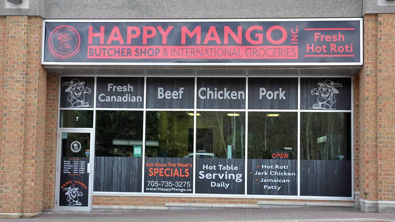 The Happy Mango provided us with a location for our shopping scene