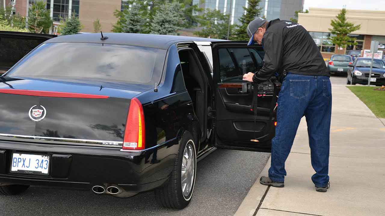 A night on the town in this limo was one of the prizes to be won in the raffle