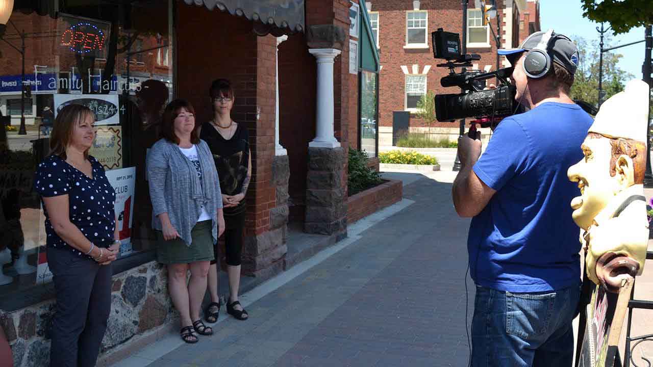 Karen Redick of Waves Hairstyling and Janice Murray of Kutterz Salon, Collingwood