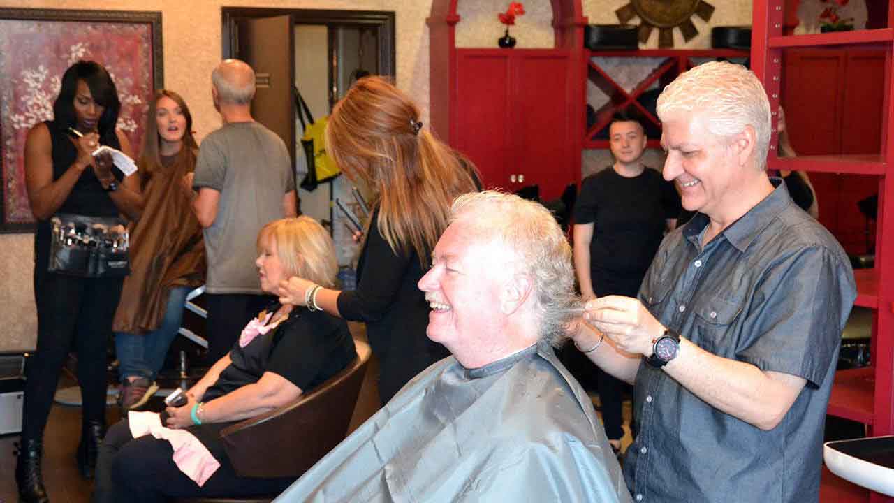 Dale from 'In The Community' on 107.5 Kool FM gets a trim