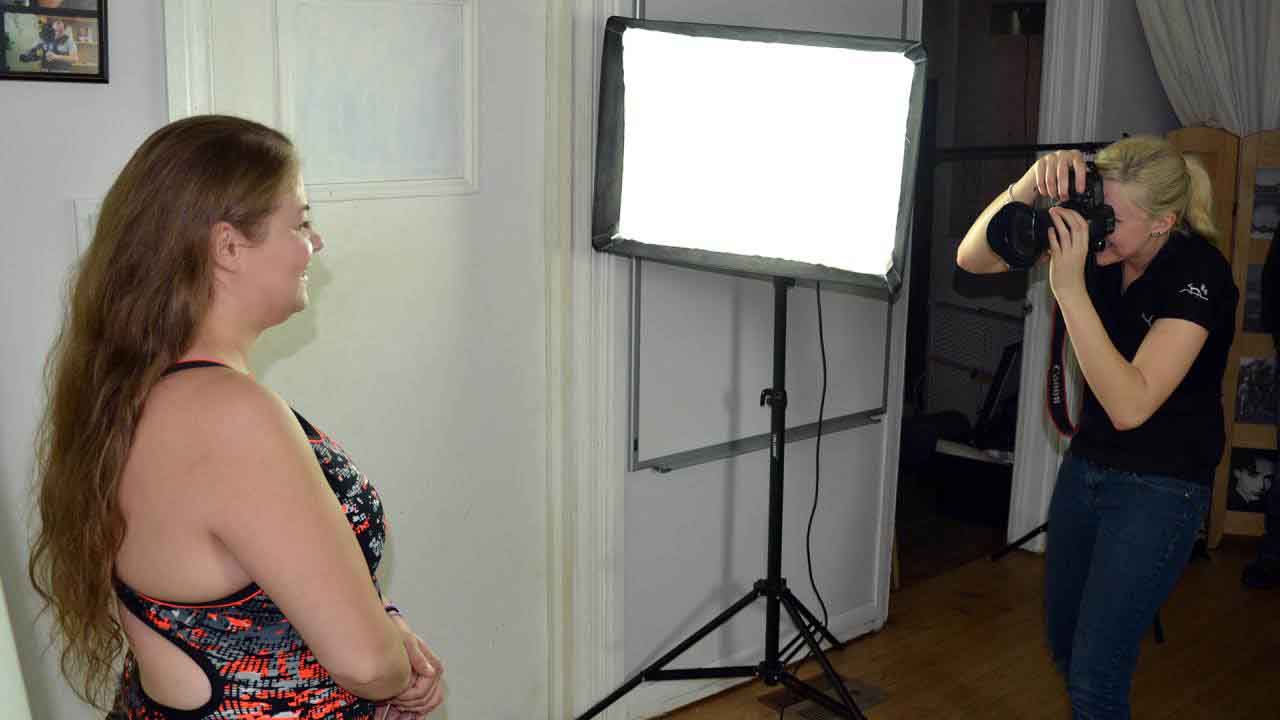 First in our studio