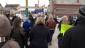 We joined supporters as they marched down Mulcaster