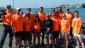 Brenda's crew consisted of fellow open-water swimmers and a lot of ASL translators